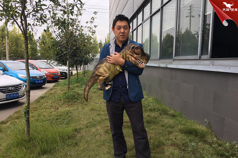 恐龍手偶，抱在手里的恐龍